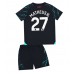 Manchester City Matheus Nunes #27 Babykleding Derde Shirt Kinderen 2023-24 Korte Mouwen (+ korte broeken)